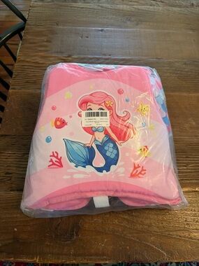 NWT Pink Mermaid Child Life Vest & Swim Trainer Toddler 2-6 Years